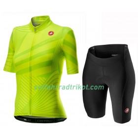 Fahrradbekleidung Radtrikot Kurzarm + Radhose Kurze 2020 Castelli Sublime Damen N003